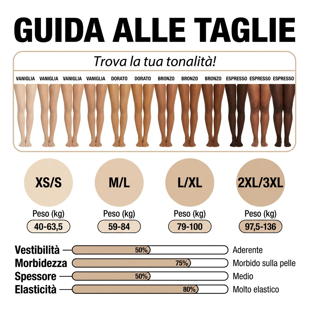 Collant termici modellanti e leviganti